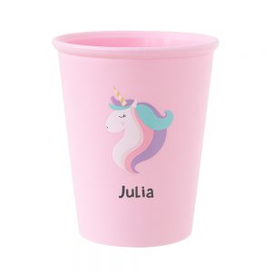 vaso personalizado unicornio