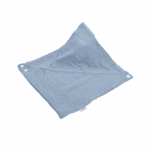 Bandana bebé secababitas gasa muselina doble cara azul jean-3