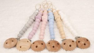 chupetero de silicona para bebé Hibaby