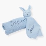 Manta y Doudou punto personalizado