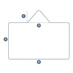 Medidas capa baño waffle - Plano