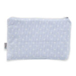 Neceser bebé personalizable azul estrellas blancas