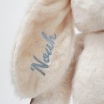Peluche SVEN personalizado Celeste - Oreja