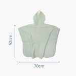 Poncho toalla bebé personalizado Dino