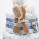 Tarta de pañales dos pisos BEAU BEBÉ - Imagen 7