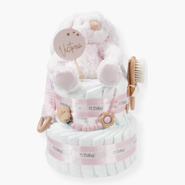 Tarta de Pañales 2 pisos Baby LOLLI 1