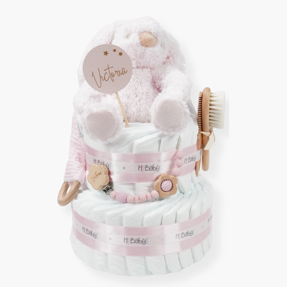 Tarta de Pañales 2 pisos Baby LOLLI 1