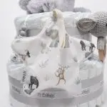 Tarta de pañales 2 pisos BABY NUMA - Imagen 7
