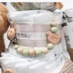 Tarta de pañales 3 pisos BABY MONKEY - Imagen 8