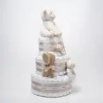 Tarta de pañales 3 pisos OVEJITA - Imagen 4